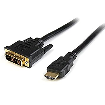 StarTech.com StarTech.com HDMI  to DVI Cable - 6 ft / 2m - HDMI to DVI-D Cable - HDMI Monitor Cable - HDMI to DVI Adapter Cable