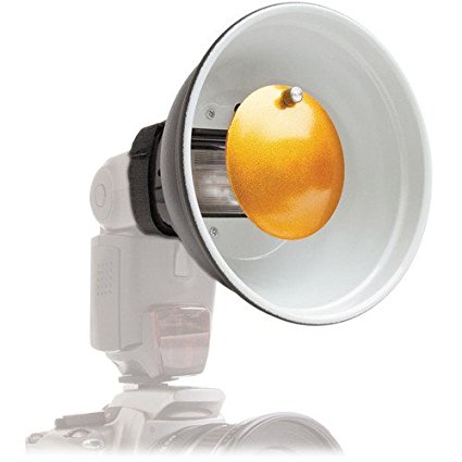 Polaroid Beauty Dish Diffuser For Canon, Nikon, Olympus, Sony, Panasonic, Pentax, Sigma & Other External Flash Units