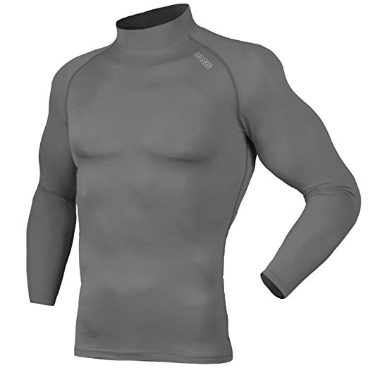 DRSKIN Men’s Thermal Wintergear Fleece ColdGear Compression Baselayer Long Sleeve Under Top T Shirts