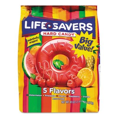 Life Savers 5 Flavor Gusset Bag, 41-Ounces