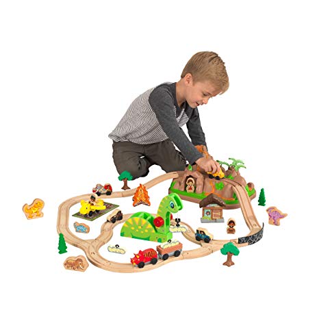 KidKraft Dinosaur Bucket Top Train Set