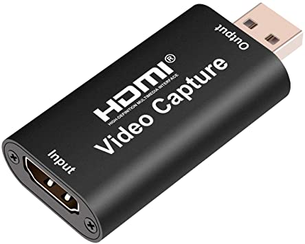 HDMI Game Video Capture Card USB3.0 4K Game Recorder Support Live Streaming,HD Video Capture Card for PS3 PS4 Xbox One 360 Wii U and Nintendo Switch,Compatible with Windows Linux Os X System