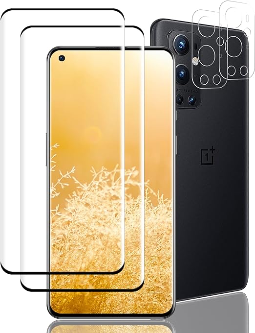 XDesign Screen Protector for OnePlus 9 Pro Tempered Glass Protective Film [2 2 Pack][Case Friendly][Anti-Scratch][Anti-Shatter][HD Clear][Bubble Free] Screen Shield Film