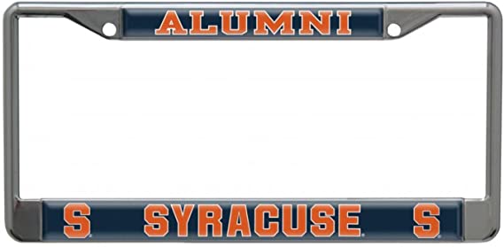 Stockdale Syracuse Orangemen Alumni License Plate Frame in Chrome