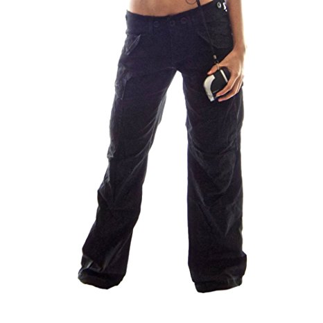 Ladies Cargo Jungle Jeans 45041 - 100% Cotton Slim Fit Womens Combat Trousers