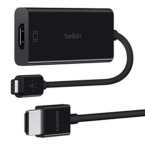 Belkin F2CU045bt2M-BLK USB-C to HDMI Adapter, Black