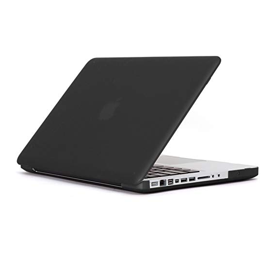 Speck Products MB13PU-SAT-BK-V2 See Thru Satin, Soft Touch Hard Shell Case, for 13-inch MacBook Polycarbonate Unibody, Black - DOES NOT FIT MACBOOK PRO