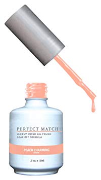 LECHAT Perfect Match Gel Polish, Peach Charming, 0.5 Ounce