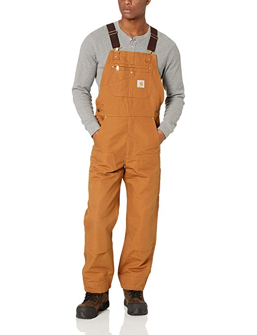 Carhartt Men's New R01 Unlined Duck Bib Overall