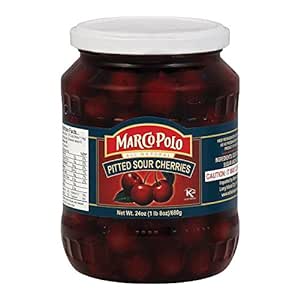 Marco Polo Pitted Sour Cherries, 24 oz