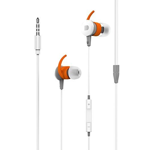 Headphones Doosl 12M In-Ear Earbuds Sports Earphones Headset Noise Isolating with Mic Stereo 35mm Plug for iPhone 6 6S 6 Plus iPod iPad Samsung S6 S5 HTC LG G4 G5 Smartphones MP3 Players