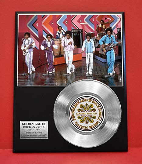 Jackson 5 LTD Edition Platinum Record Display - Award Quality - Music Memorabilia -