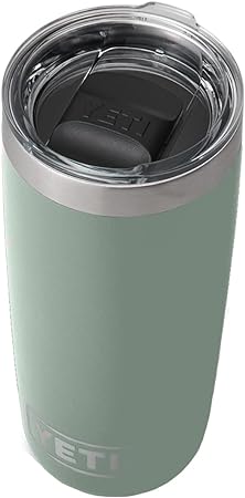 YETI Rambler 10 oz Tumbler, Stainless Steel, Vacuum Insulated with MagSlider Lid, Sagebrush Green