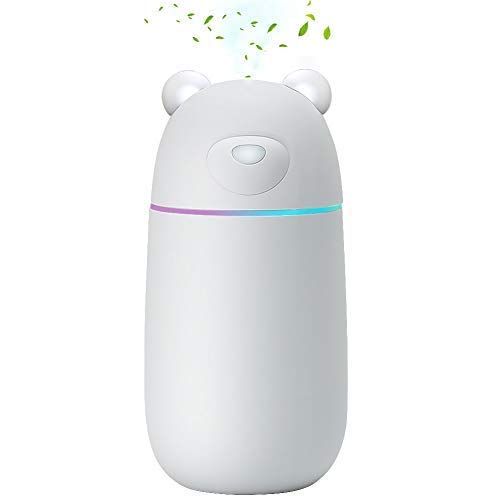 Oblong-HK Ultrasonic Cool Mist Humidifier, car humidifiers air Purifier Premium Humidifying Unit with Whisper-Quiet Operation, Auto Shut-Off and USB Humidifier for Bedroom