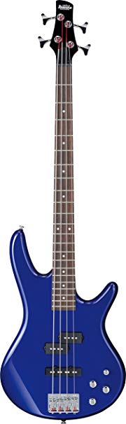 Ibanez 4 String Bass Guitar, Right Handed, Jewel Blue (GSR200JB)