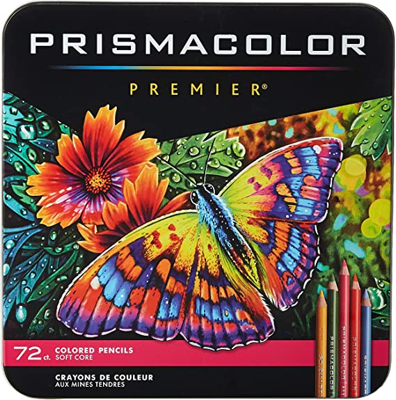 Prismacolor 3599TN Premier Pencils Set 72 Coloured Pencils