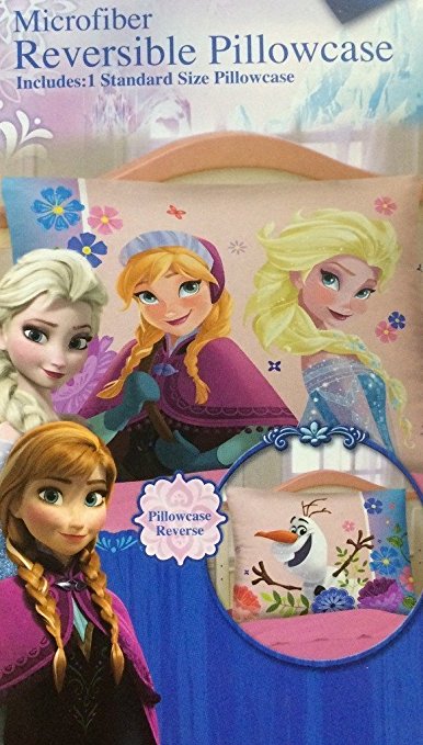 Disney Frozen Princess Reversible Pillowcase Flowering Friendship