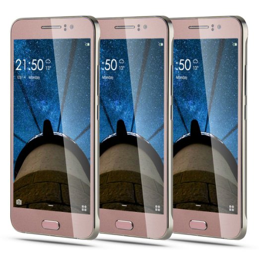 LXLG Unlocked Android 5.1 Smartphones 5.0" MTK6580 Quad Core ROM 4GB 5.0MP Camera Dual SIM Dual Standby GSM/3G Quadband Cell Phones WIFI Bluetooth Pink