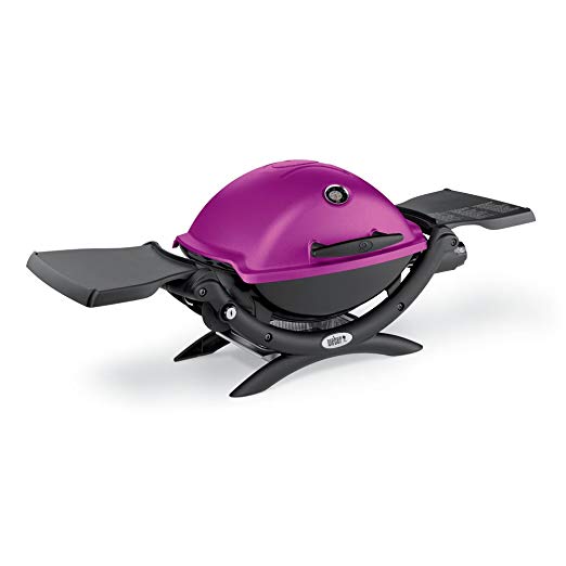 Weber 51210001 Q1200 Liquid Propane Grill, Fuchsia