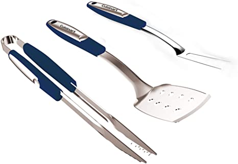 Cuisinart CGS-233NA Grill Tool Set, 3-Piece, Navy