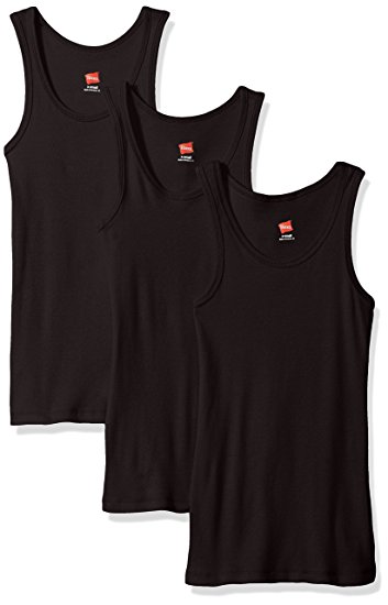 Hanes Girls' Little Girls' Ribbed Tank Top (Pack of 3)