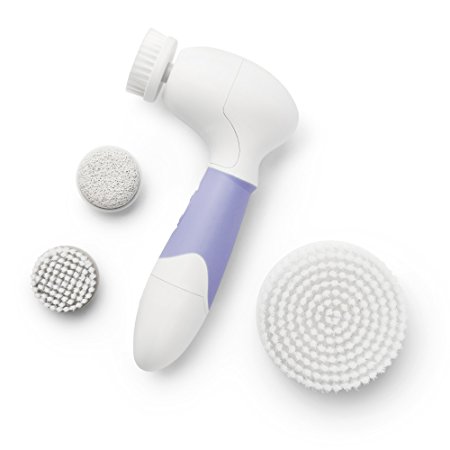 Spin for Perfect Skin - Facial and Body Brush System (Purple)