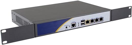 Firewall Hardware, Pfsense, OPNsense, Mikrotik, VPN, Network Security Appliance, Router PC, Intel Atom N2600, HHUNSN RS31, 4 x Intel Gigabit LAN, 2 x USB, COM, VGA, Fan, 4G RAM, 32G SSD