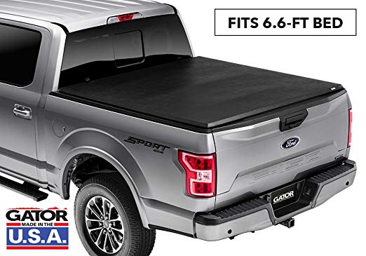 Gator ETX Soft Tri-Fold Truck Bed Tonneau Cover | 59503 | fits Nissan Titan 2004-15 (6 1/2 ft bed) without rail system