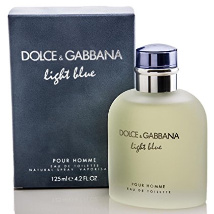 Dolce & Gabbana Light Blue for Men Eau De Toilette Spray, 4.2 Ounce