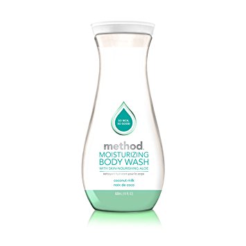 Method Naturally Derived Moisturizing Body Wash with Skin Nourishing Aloe, Coconut Milk, 18 Ounce