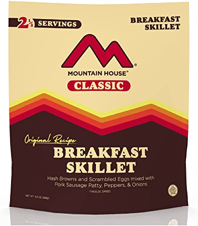 Mountain House Breakfast Skillet | Freeze Dried Backpacking & Camping Food | Survival & Emergency Food