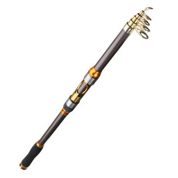 "2.4M Carbon Fiber Fishing Rod Portable Extended Spinning Fish Hand Fishing Tackle Sea Rods "