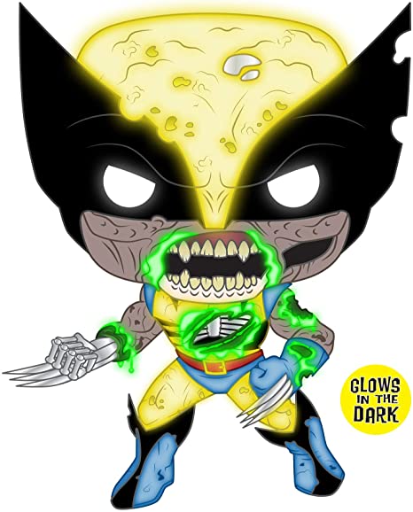 Marvel Funko POP Vinyl Figure | Glow in The Dark Zombie Wolverine