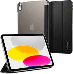 Spigen Liquid Air Folio Designed for iPad 10.9 inch Case iPad 10th Generation Case (2022) - Black