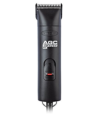 Andis ProClip AGC2 2-Speed Detachable Blade Clipper, Professional Animal Grooming, AGC, Black