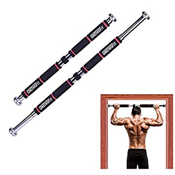 OneTwoFit Pull Up Bar Chin Up Bar Fitness Home Gym Strength Workout Muscle Exercise Household Bar Bodybuilding