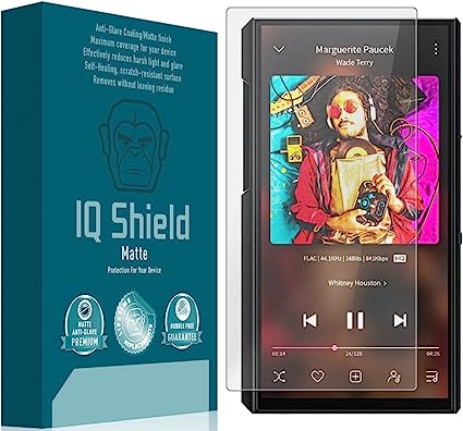 IQShield Matte Screen Protector Compatible with Fiio M11 Plus Anti-Glare Anti-Bubble Film