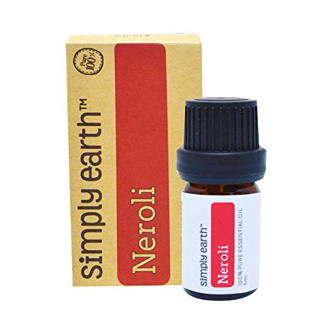 Neroli Essential Oil by Simply Earth - 5ml, 100% Pure Therapeutic Grade