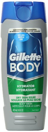 Gillette Dry Skin Hydrator Body Wash 16 Fl Oz Pack of 6