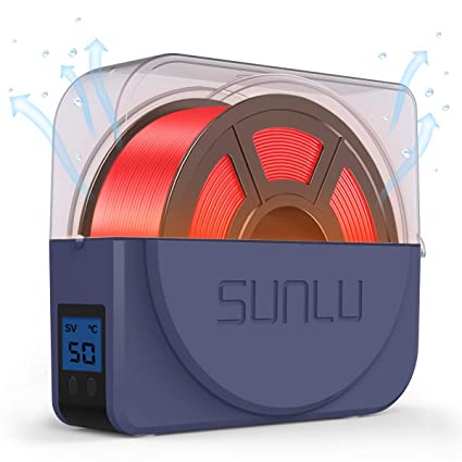 Upgraded Dryer Box of 3D Printer Filament, SUNLU 3D Filament Dryer Box S1, Keeping Filaments Dry During 3D Printing, Filament Holder, Compatible with 1.75mm, 2.85mm, 3.00mm Filament,Dark Grey