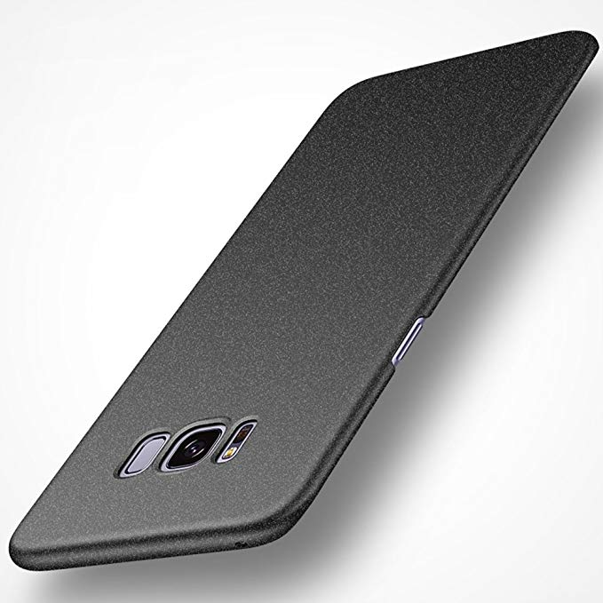 Avalri Thin Fit Samsung Galaxy S8 Plus Case with Silky Surface and Minimalist for Galaxy S8 Plus (Matte Black)