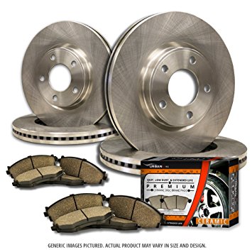 (F R Full Kit)4 Premium Disc Brake Rotors   8 Ceramic Pads(3 3 Sport)(5lug)-Combo Brake Kit