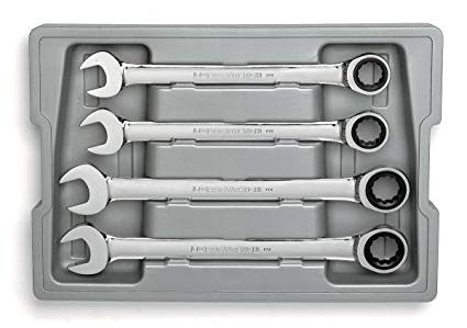 GEARWRENCH 9413 4 Piece 21-Millimeter to 25-Millimeter Large Size Combination Wrench Set