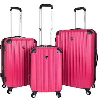 Travelers Club Luggage Chicago 28 Inch Hardside Expandable Spinner Suitcase