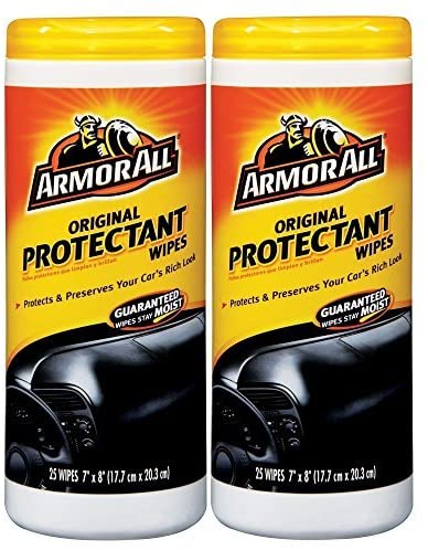 Armor All Car Wipes, Original Protectant, 25 Count, (Pack Of 2)
