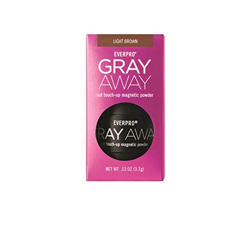 Everpro Gray Away Temporary Root Concealer Root Touch Up Magnetic Powder Medium/light Brown (Pack of 3)