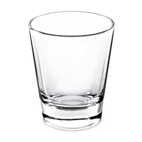 1.5 Oz Whiskey Shot Glass; (Set of 4) Shot Glasses