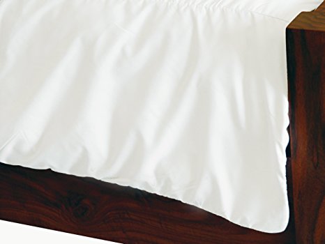 Dust Mite- and Allergen-Proof Comforter Cover; “Premium Microfiber” (Queen; White)