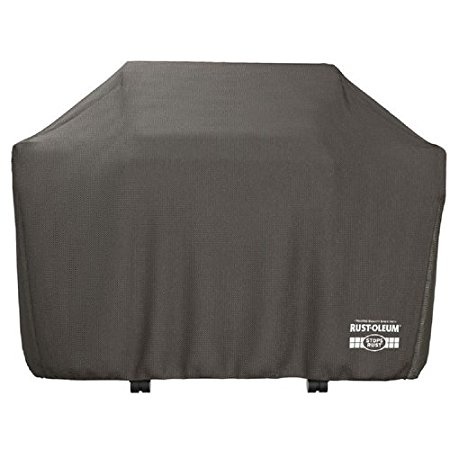 Rust-Oleum 60" BBQ Gas Grill Cover 60x48 in Heavy Duty Waterproof & Weather