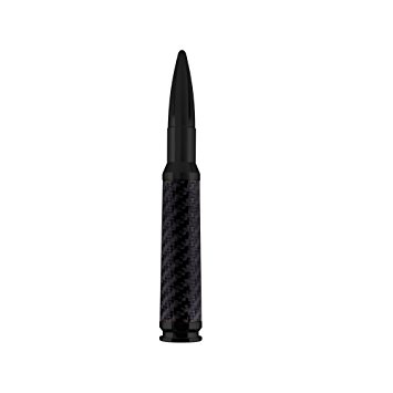 AntennaX 50 Cal Black Bullet (5.5-inch) Ammo Antenna for Ford F150